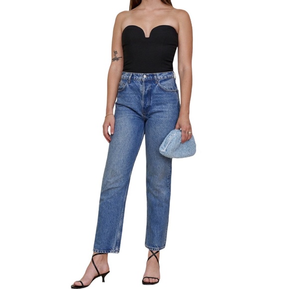 Reformation Tops - Reformation Convertible Corset Top Black 2 NWT